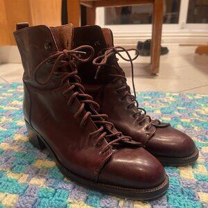 Vintage Simard & Voyer brown leather booths